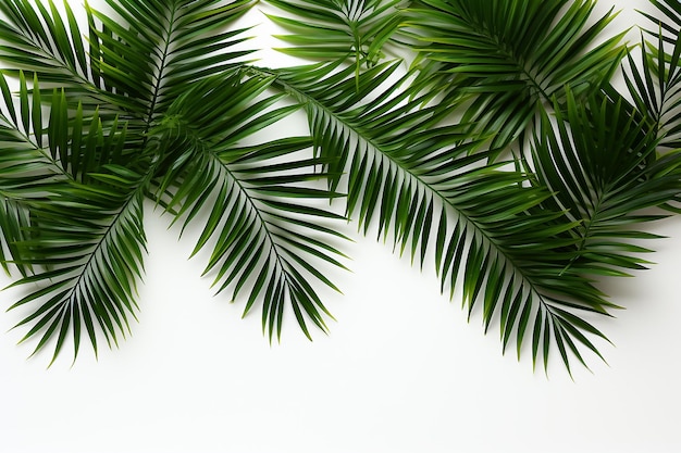 Foto arreglo de hojas de palma
