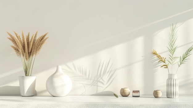 Arreglo de maquetas minimalista para mostrar sus diseños con simplicidad