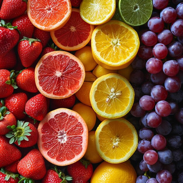 Arreglos de frutas de colores