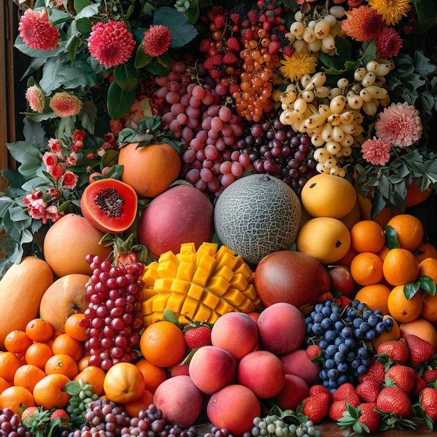 Arreglos de frutas de colores