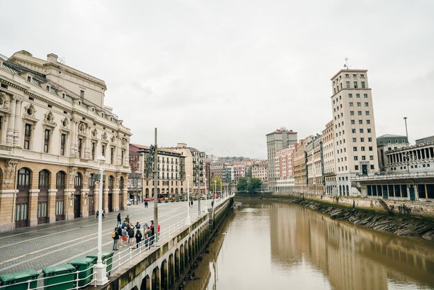 Arriaga Theatre ou Arriaga teatro or antzokia é um edifício de ópera em Bilbao, País Basco, Espanha - novembro de 2021. Foto de alta qualidade