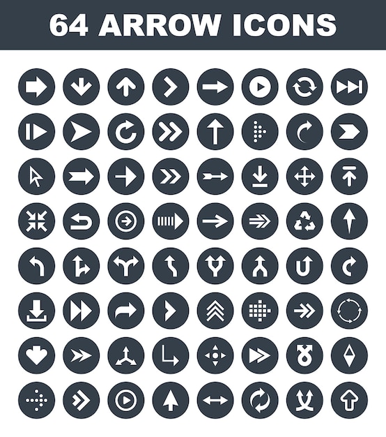 Foto arrow icons