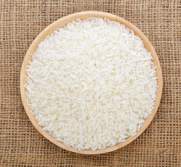 Arroz branco (arroz de jasmim tailandês)