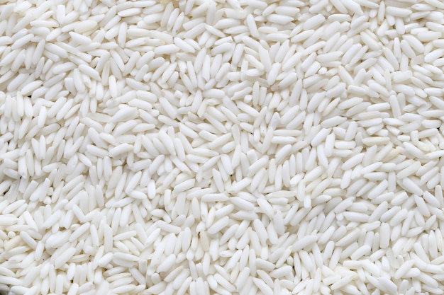 Arroz branco orgânico, arroz glutinoso ou arroz doce.