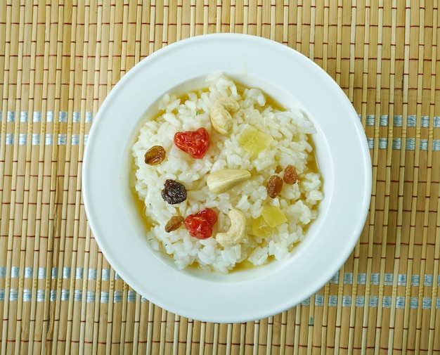 Arroz Chakara pongali: arroz dulce Pongal del sur de la India