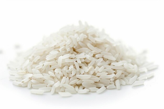 Foto arroz em fundo branco