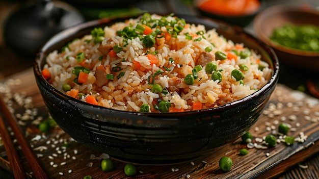 Arroz frito al estilo chino