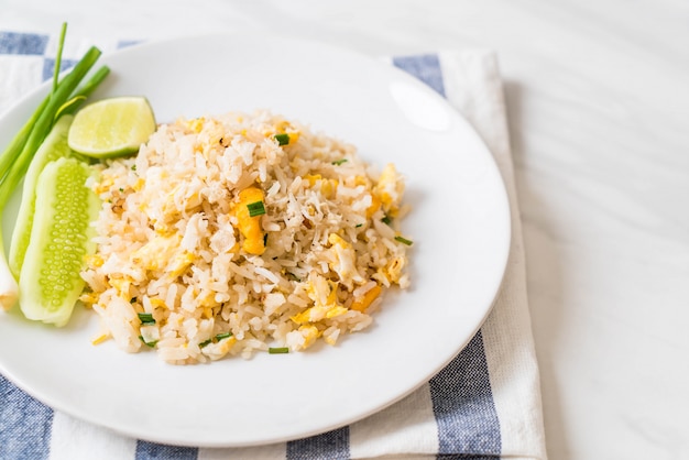 Arroz Frito Con Cangrejo