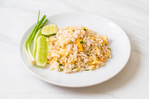 Arroz Frito Con Cangrejo