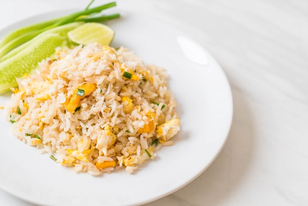 Arroz Frito Con Cangrejo