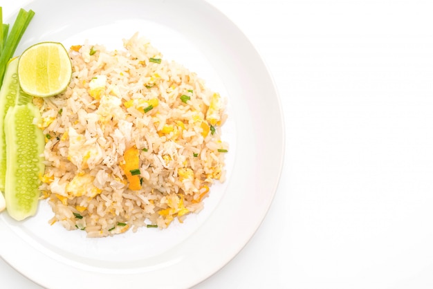 Arroz Frito Con Cangrejo