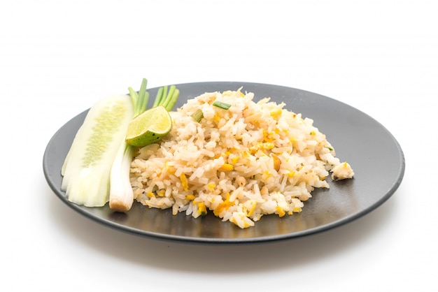 Arroz Frito Con Cangrejo