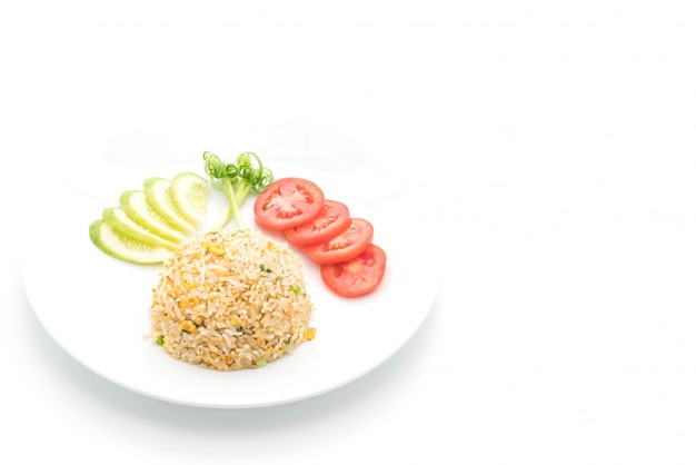 arroz frito com camarão