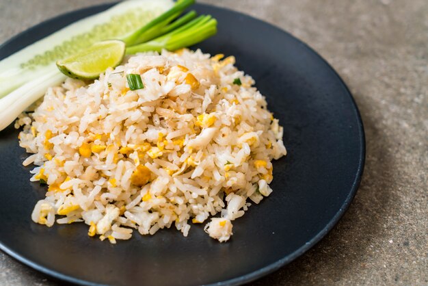 Arroz Frito com Caranguejo