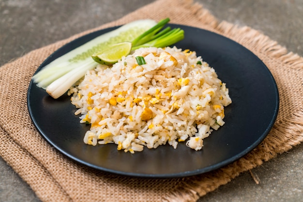 Arroz Frito com Caranguejo