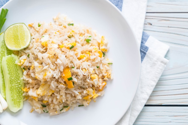 Arroz Frito com Caranguejo