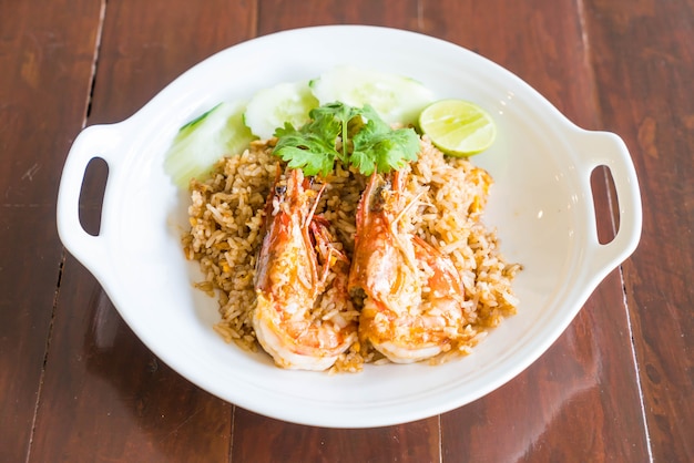 Arroz Frito Con Pasta De Camarones