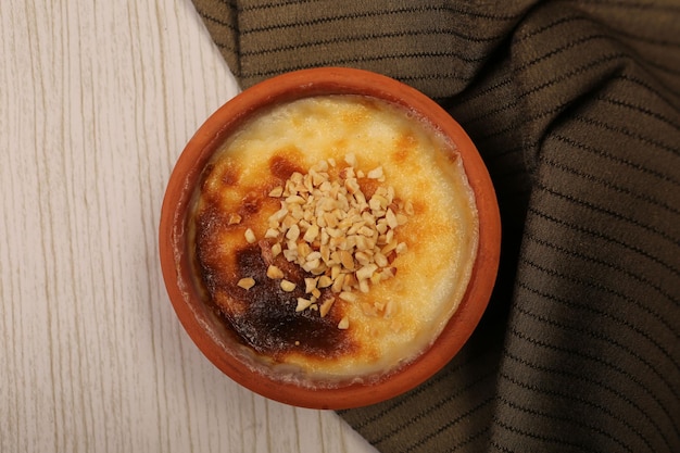 Arroz con leche sutlac de la cocina turca