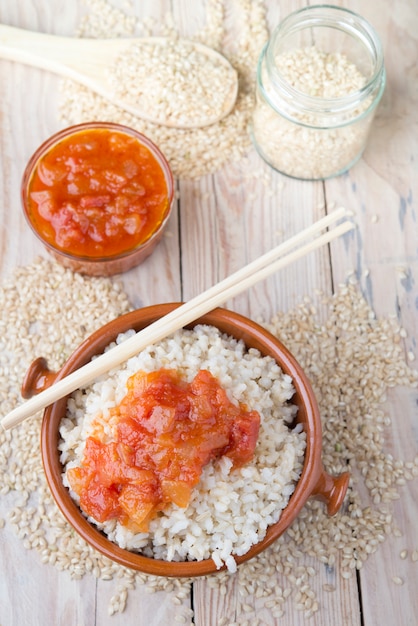 Arroz mexicano - Arroz cocinado con salsa de tomate