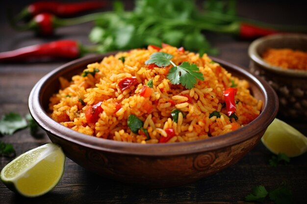 Arroz mexicano vegetariano