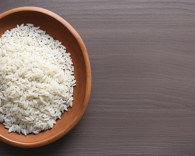 Foto arroz na tigela