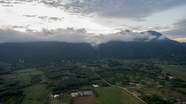 Arroz Terraço Aerial Shot