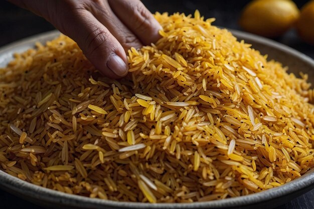 Foto arroz zarda renacimiento italia