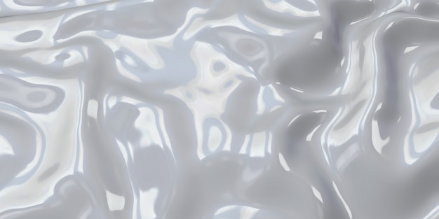 Arrugas de plástico blanco Hoja de silicona arrugas muescas de fondo de la hoja de goma Ilustración 3D
