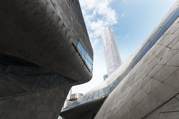 Art Center arquitetura moderna em Guangzhou, China