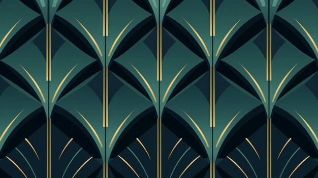 Art-Deco-Wandpapier