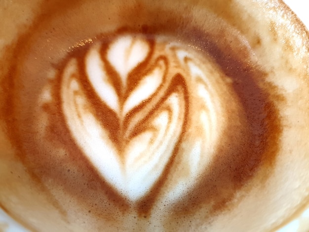 Art Latte Kaffee Hintergrund oder Textur