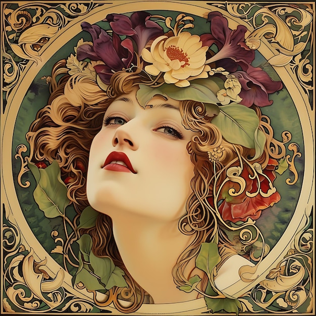 Art Nouveau Schönheit