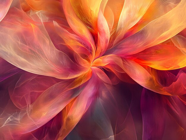 Arte abstracto con formas fluidas y dinámicas diseño giratorio