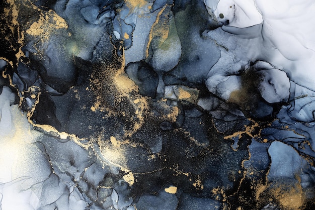 Arte abstracto de tinta de mármol de una exquisita pintura original para un fondo abstracto