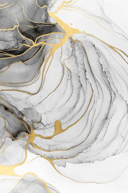 Foto arte abstracto de tinta de mármol de fondo abstracto de pintura original meticulosa