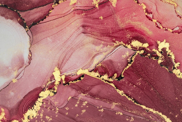 Arte abstracto de tinta de mármol a partir de una pintura original ejemplar de fondo abstracto