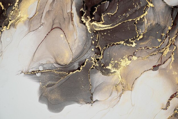 Arte abstracto de tinta de mármol a partir de una pintura original ejemplar de fondo abstracto
