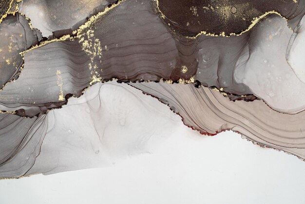 Arte abstrata de tinta de mármore de fundo abstrato de pintura original exemplar