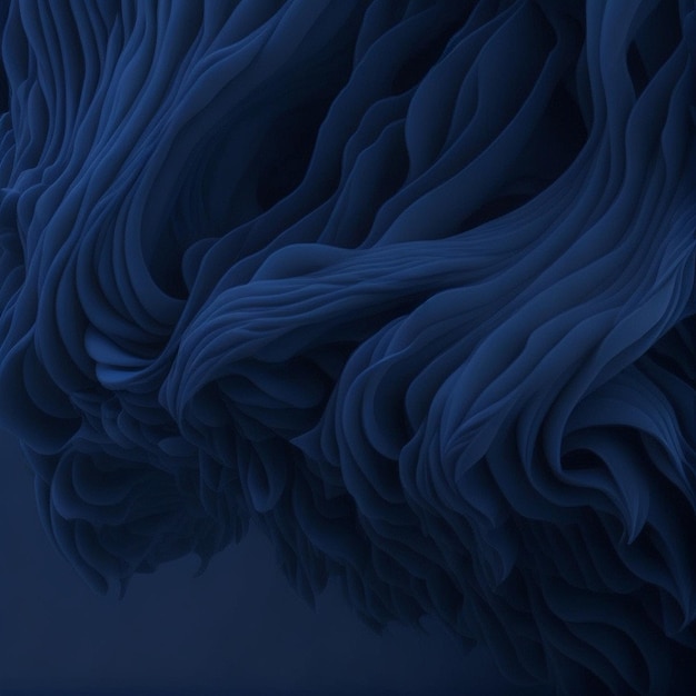 Arte abstrato esfumaçado azul marinho