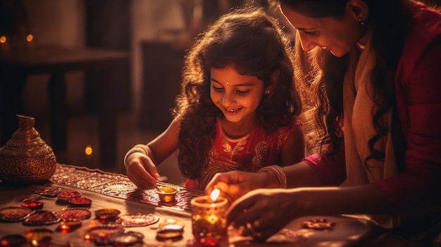 Arte y artesanía de Diwali