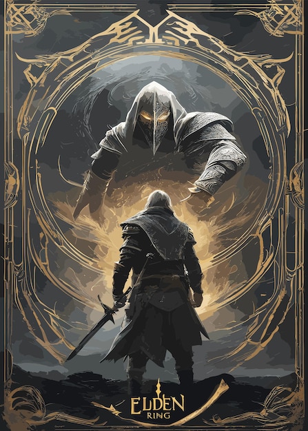 Arte del cartel de los juegos épicos de Elden Ring