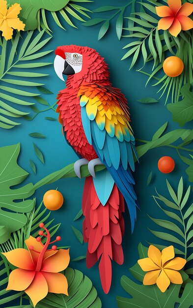 Arte de collage de vida silvestre Retratos únicos de animales y mascotas en la Colección de diseño de estilo Pop Art Creativo