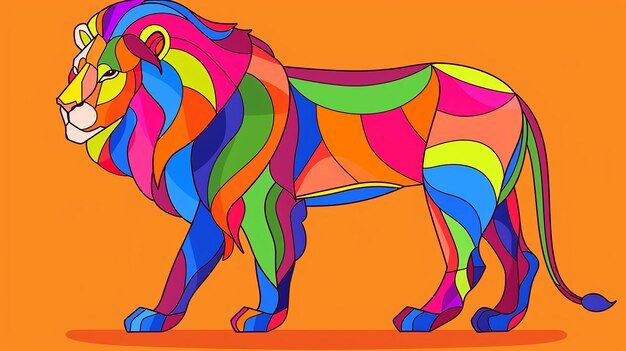 El arte de colorear leones para niños