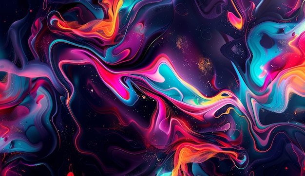 Arte cósmico abstractamente giratorio