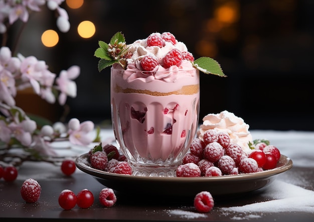 Arte Culinária Nougat Mousse la Framboise Editorial