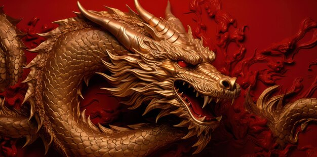 Arte cultura oriental chinesa antiga tradição asiática religião dragão china fundo animal decorativo