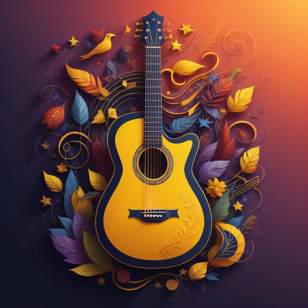 Arte da guitarra acústica