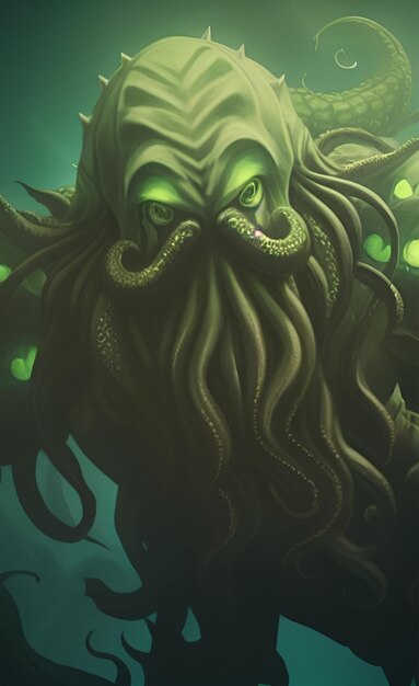 Foto arte de cthulhu