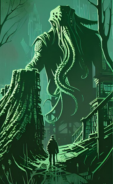 Foto arte de cthulhu