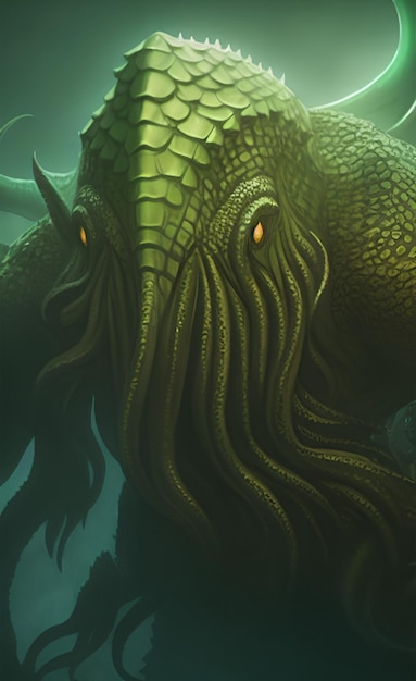 Foto arte de cthulhu